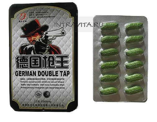 German Double Tap Дуплет таблетки для потенции